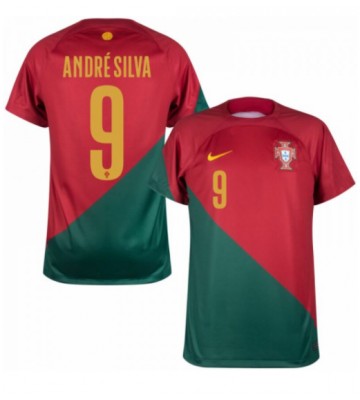 Maillot de foot le Portugal Andre Silva #9 Domicile Monde 2022 Manches Courte